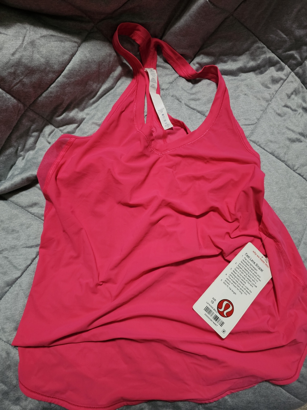 lululemon athletica Hot Pink Racerback Tank